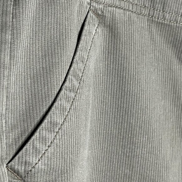 J Jill Petite 10P Olive Green Cropped Wide Leg Cotton Chino Pants - Picture 6 of 12